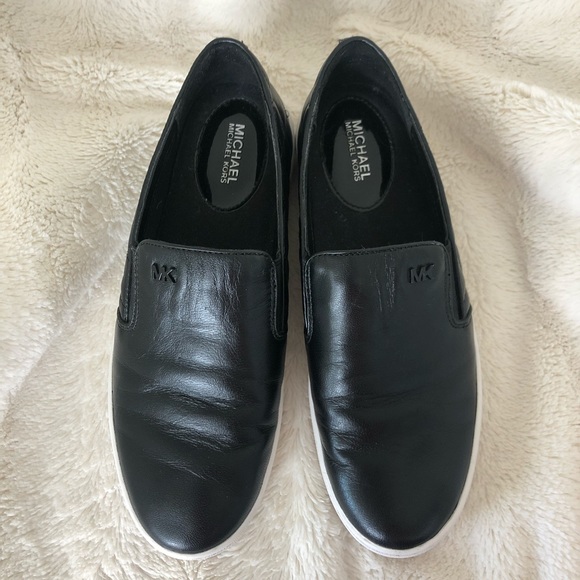 Michael Kors Leather Slip On Sneakers - Picture 6 of 7